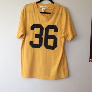 “36” gold cotton tee H&M